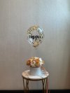 Coffee White English Roses Box S