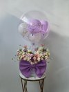 Bow Jumbo Peonies Pink Purple Themed Box