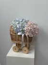 Pink Blue Hydrangea Baby Cradle