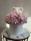 Single Tone Pink Hydrangea Box L