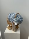 Baby Blue Hydrangea Baby Cradle
