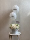 Dreamy White Roses Box L