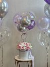 Purple Floral Balloon Set
