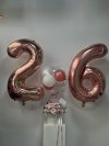 Pink Purple Birthday Balloon Set