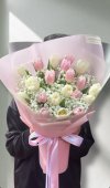 20 Blush Gypso Tulips