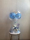 Blue Hydrangea Carnation Fillers Baby Box