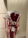 Valentines Day Bowtied 20 Roses Bouquet