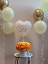 Shades of Yellow Ombre Flower Balloon SET