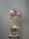 White Floral Baby Cradle
