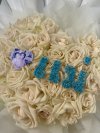 Mother's Day Initial 30 Heart Bouquet