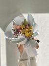 Bright Delight Colorful Bouquet with Tulips & Lily
