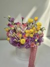 Bright Delight Colorful Box with Tulip & Lily
