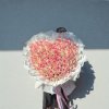 100 Pink Roses Heart Bouquet XXL + FREE DELIVERY