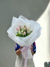 20 Stems Pink White Tulips