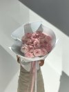 Pink English Roses White Foam Wrapping - S