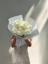 20 White Roses Foam Wrapping