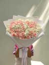 40 Pink & White Roses Bouquet
