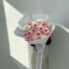 30 English Pink & White Roses Bouquet