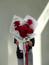 10 Red Roses Trendy Foam Wrapping