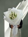 10 Stems White Tulips