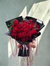 40 Red Roses Love Bow Bouquet