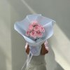 10 Pink English Roses Foam Wrapping Bouquet
