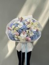 Blue Hydrangea Orchid Ocean Blush Bouquet XL