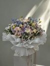 Mix Colorful Pastel Tulip Roses Grand Bouquet XL