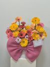 Bow Jumbo Colorful Yellow Pink Gerbera Bow Box