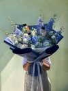 Congrats Grad! Blue Themed Graduation Bouquet