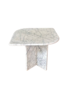 Marble Coffee Table Minimalistic Structured Leaf Elegante
