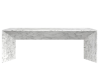Mable Coffee Table Rectangle Shaped Thick Two Sided