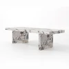 Mable Dining Table Square Thick Sharp Edge