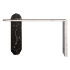 Marble Console Table Minimalistic Oval Stand R Marble Console Table Minimalistic Oval Stand R