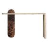Marble Console Table Minimalistic Oval Stand R