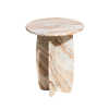 Mable Side Table Circilar Edge Oval Designed