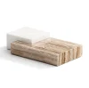 Mable Coffee Table Sofa Cuboid Cube Designed Table