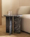 Marble Side Table Round Edge Standard 4 Legged Stand