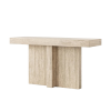 Mable Console Table Cube Statute T Shape