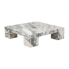 Mable Coffee Table Square Stand Block Texture