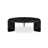 Marble Coffee Table Oval Minimalistic 3 Stand