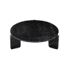Marble Coffee Table Oval Minimalistic 3 Stand