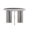 Marble Round Dining Table Circular Edge