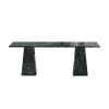 Marble Coffee Table Pyramid Sharp Leg Pointy