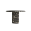Marble Round Dining Table Circular Edge Profiled Base