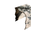 Mable Side Table Wavy Texture Designed