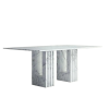 Mable Dining Table Dragon's Hole Designed Multiple Stand