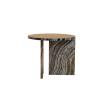Marble Side Table Circular Top Table Rounded Edge