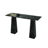 Marble Console Table Pyramid Sharp Leg Pointy