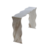 Mable Console Table Wavy Texture Designed
